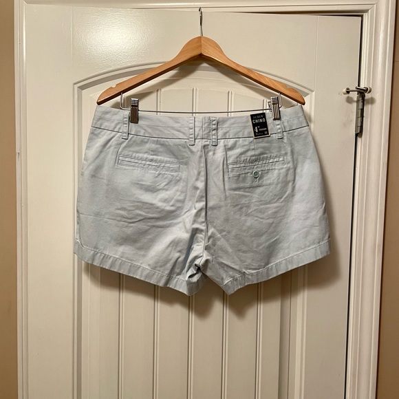 NWT, J. Crew Chino Shorts, Size 12, 4” inseam, light blue - Picture 2 of 4